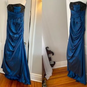 Maggie Sottero Prom Dress - Blue Shimmery/Sequin Gown